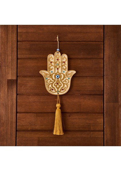 Deco Nazarlık - Beyaz - 13X30 cm