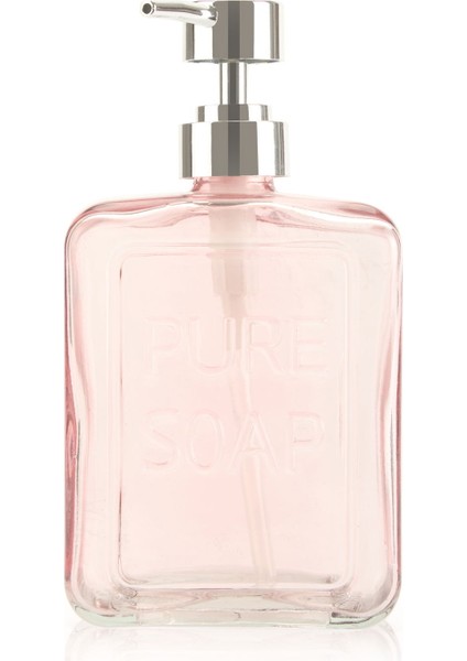 Pure Soap Cam Sıvı Sabunluk - Asorti - 21X9 cm