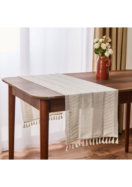 Soft Castel Runner - Ekru - 35X145 cm