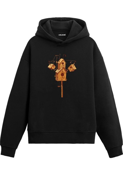 Kuş Evi Tasarım Hoodie