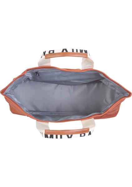 Family Bag Signature Kiremit Kanvas Anne Bebek Bakım Çantası modelleri