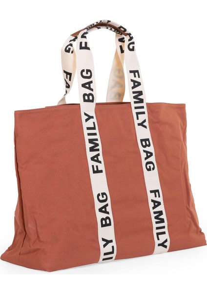 Family Bag Signature Kiremit Kanvas Anne Bebek Bakım Çantası indirimleri