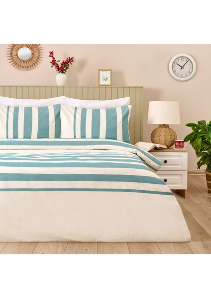 Çift Kişilik Nevresim Takımı - Mavi