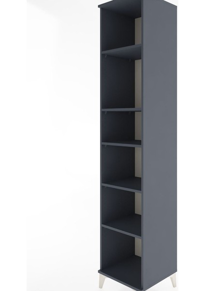 Hyperion Dolap 5 Raflı 44X44X221 Antrasit-Antrasit indirimleri