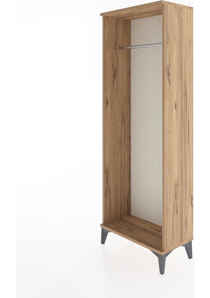 Arges Dolap Kapaklı Tek Askılı 60X30X163 Çam-Çam fırsatları