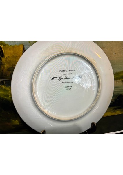 Giraud Limoges France 24 cm Çapında Porselen Dekor Tabağı -87065 modelleri