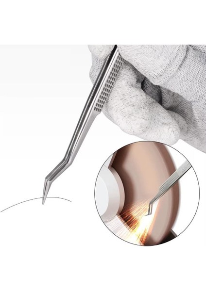 Aax-17 Non-Manyetik Paslanmaz Çelik Entegre Yerleştirme ve Lehimleme Cımbızı modelleri