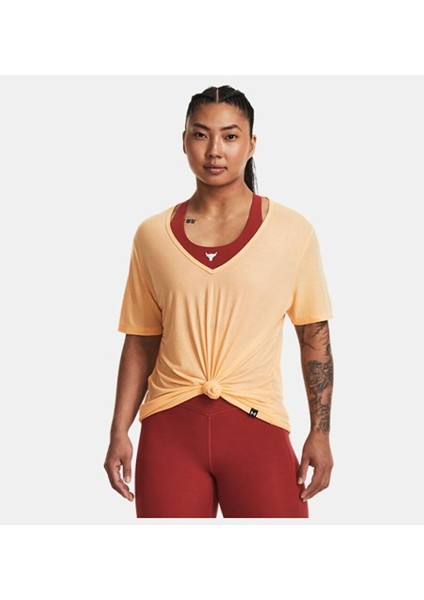 Kadın Project Rock Completer Deep V T-Shirt 1380234-792