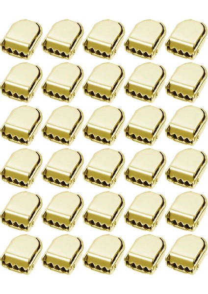 Gold Altın Renk Metal Ayakkabı Bağcık Ucu Klipsi 30 Adet fiyatları