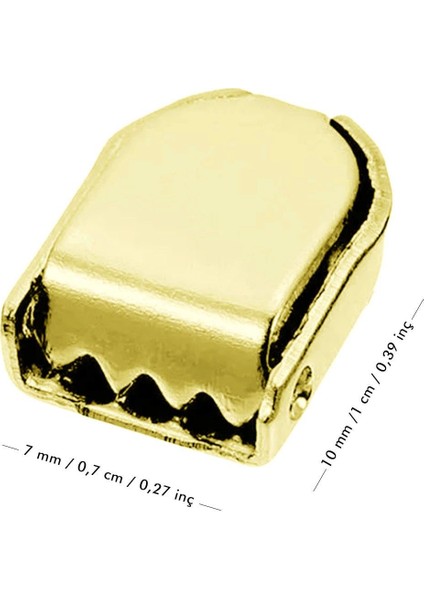 Gold Altın Renk Metal Ayakkabı Bağcık Ucu Klipsi 30 Adet modelleri