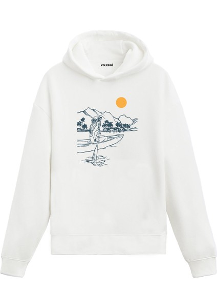 Ada ve Denizci Tasarım Hoodie