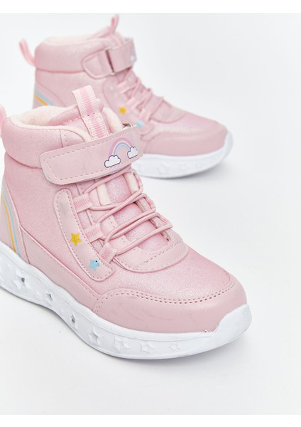 Yeni Sezon Bağcıklı ve Cırt Cırtlı Tabanı Işıklı Kız Bebek Bot fırsatları