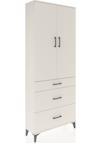 Arges Dolap 2 Raflı 3 Çekmeceli Tek Askılı 88X30X221 Aytaşı-Aytaşı fiyatları