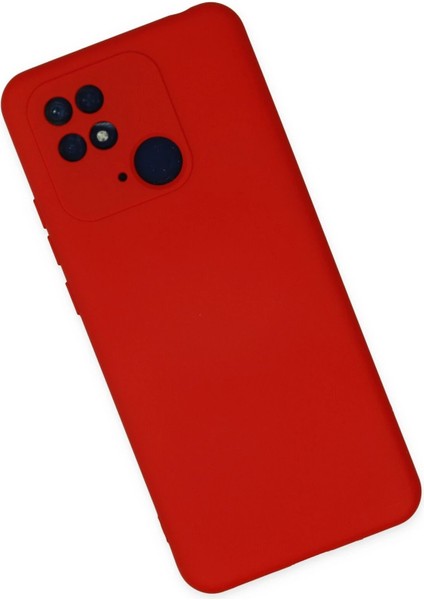 Xiaomi Redmi 10C Kılıf Nano Içi Kadife Silikon - Kırmızı - MKR024568-6094 fiyatları