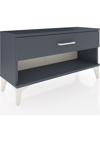 Arges Şifonyer Tek Çekmeceli 88X30X48 Antrasit-Antrasit fiyatları