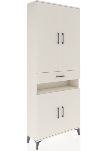 Arges Dolap 5 Raflı Tek Çekmeceli 4 Kapaklı 88X30X221 Aytaşı-Aytaşı fiyatları
