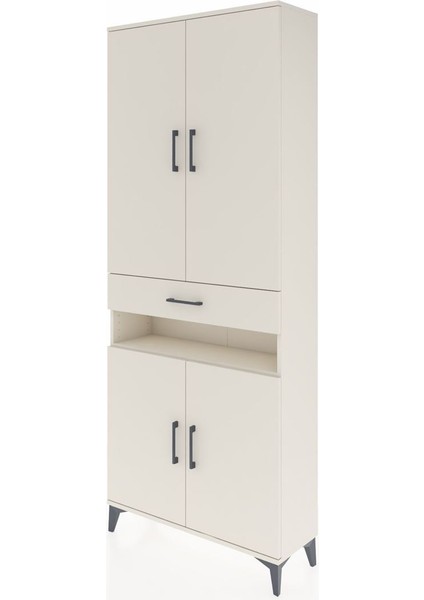 Arges Dolap 5 Raflı Tek Çekmeceli 4 Kapaklı 88X30X221 Aytaşı-Aytaşı modelleri
