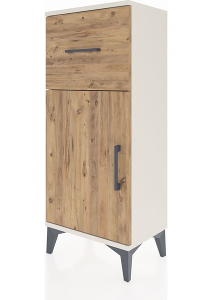 Arges Komodin Tek Raflı Tek Çekmeceli Tek Kapaklı 44X30X106 Aytaşı-Çam modelleri