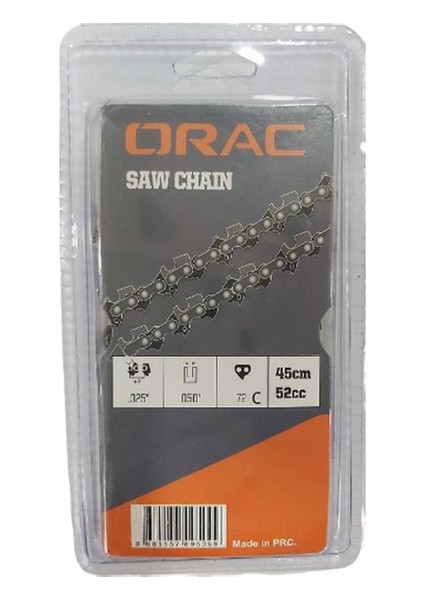 Kesik Zincir Orac 3.25 1,3mm 38 Diş Köşeli
