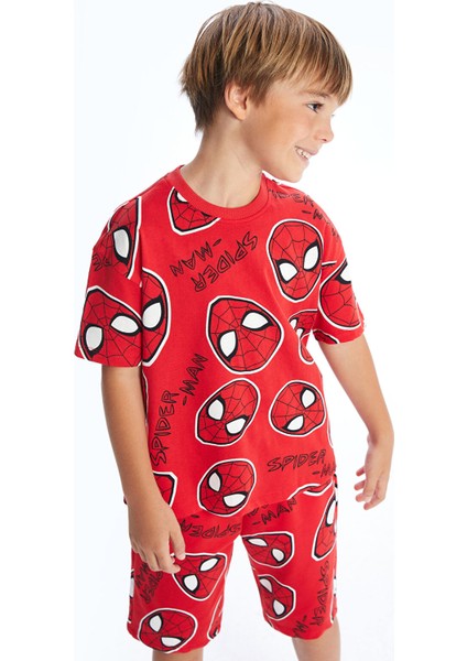 Yeni Sezon Bisiklet Yaka Spider-Man Baskılı Erkek Çocuk Tişört fiyatları