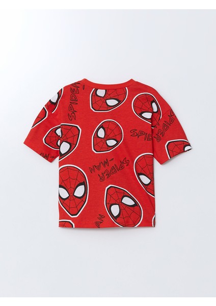 Yeni Sezon Bisiklet Yaka Spider-Man Baskılı Erkek Çocuk Tişört fırsatları