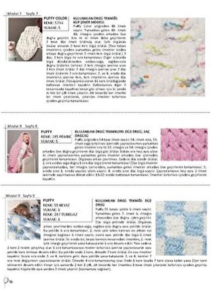 Puffy Renkli Yün İpi Polyester Malzeme Açık Sarı 5 Adet Hobi Projeleri İçin indirimleri