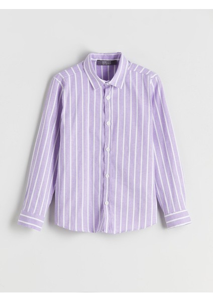 Yeni Sezon Çizgili Erkek Çocuk Gömlek