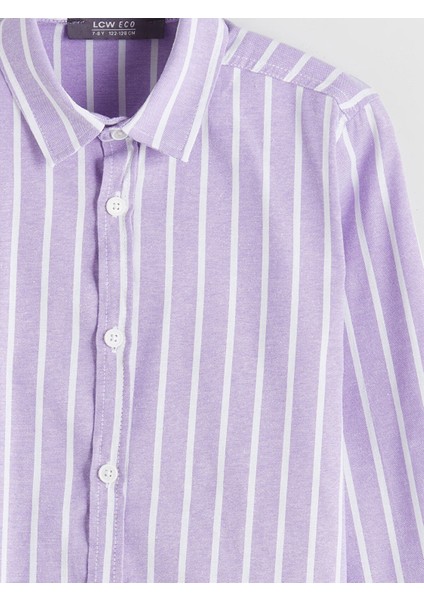 Yeni Sezon Çizgili Erkek Çocuk Gömlek modelleri