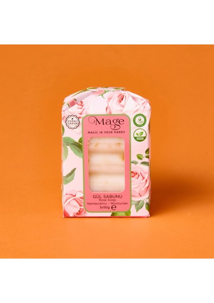 Gül Sabunu - Beyaz - 50 gr