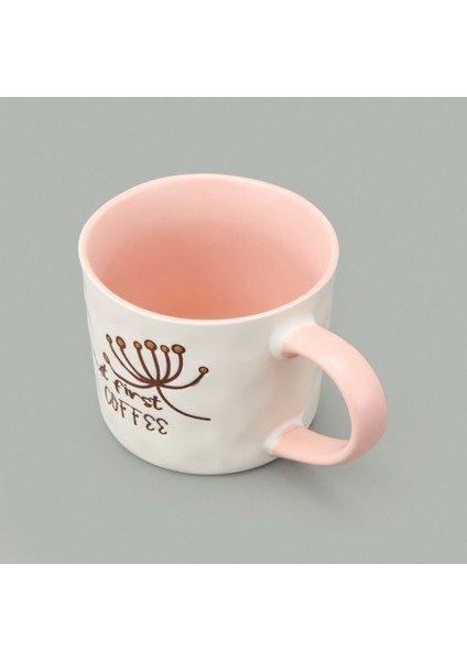 Kitchen It's Coffee Time Kupa - Beyaz / Pembe - 415 ml modelleri