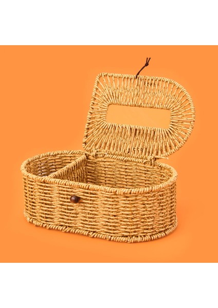 Star Bölmeli Dekoratif Peçetelik - Kahverengi fiyatları