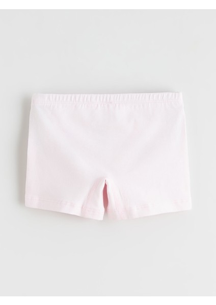 Yeni Sezon Beli Lastikli Çiçek Baskılı Kız Çocuk Boxer 3'lü modelleri