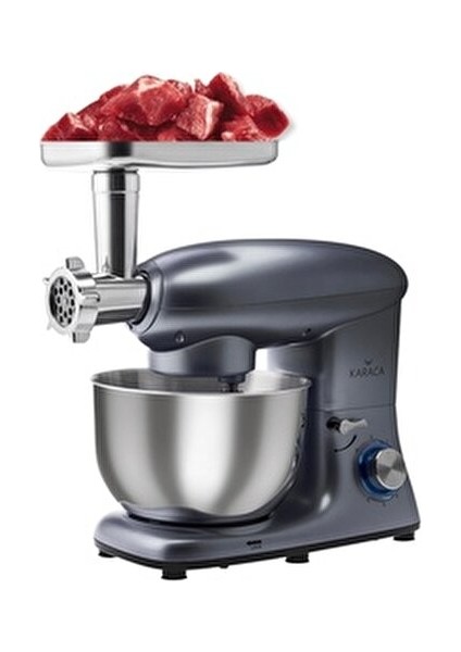 Kıyma Çekme ve Hamur Yoğurma Çeyizlik Mutfak Şefi - Paslanmaz Çelik Hazne 1900 W