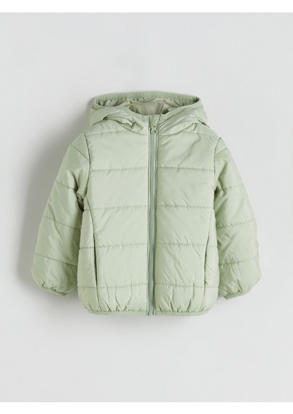 Yeni Sezon Kapüşonlu Kız Çocuk Şişme Mont