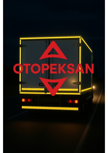 Fosfor Şerit Bant - Reflektör Bant - 3 Metre Sarı - Tüvtürk Onaylı fırsatları
