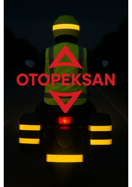 Fosfor Şerit Bant - Reflektör Bant - 3 Metre Sarı - Tüvtürk Onaylı modelleri