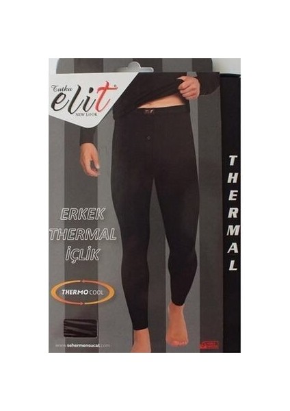 Erkek Siyah Termal Tayt Içlik