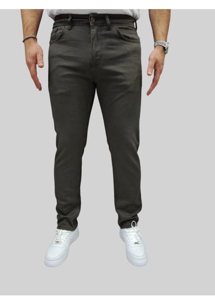 Erkek Enjoy Regular Fit Ligralı Koyu Gri Kot Pantolon modelleri