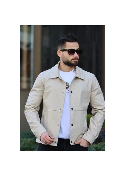 Erkek Krem Deri Ceket fiyatları