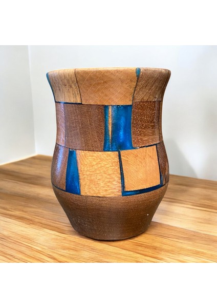 El Yapımı Ceviz–meşe & Epoksi Bardak fiyatları