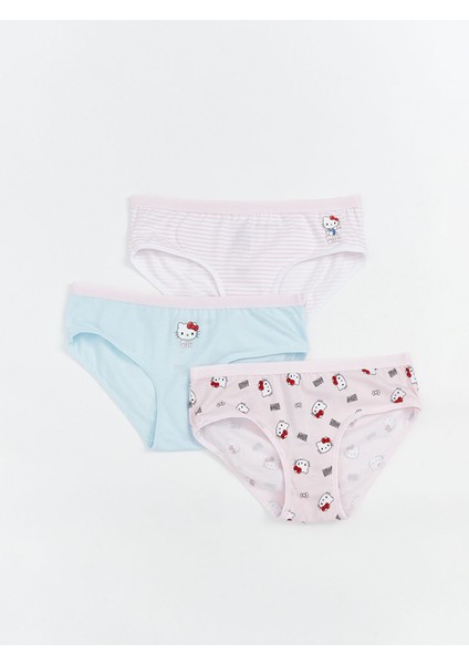 Yeni Sezon Hello Kitty Baskılı Kız Çocuk Külot 3'lü
