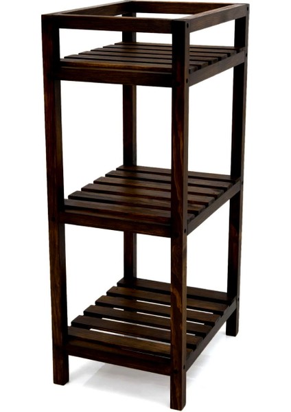 Ahşap Ayaklı Banyo Rafı
