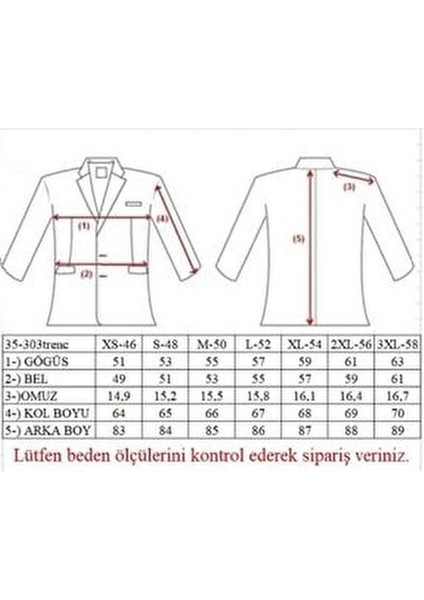 Hakiki Deri Siyah Erkek Trençkot