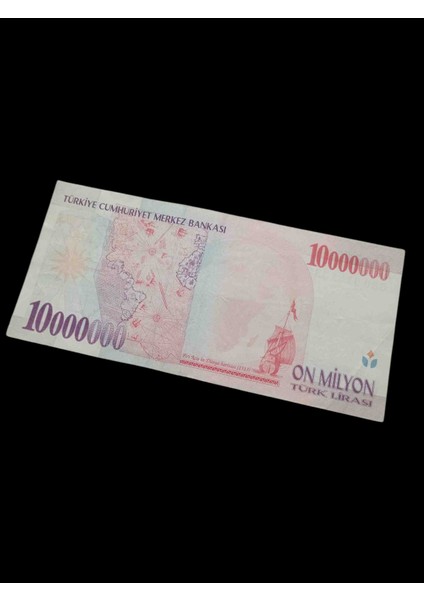 7. Emisyon 10.000.000 Türk Lirası Kağıt Koleksiyon Para Hobi Hediye Antika Darpane fiyatları