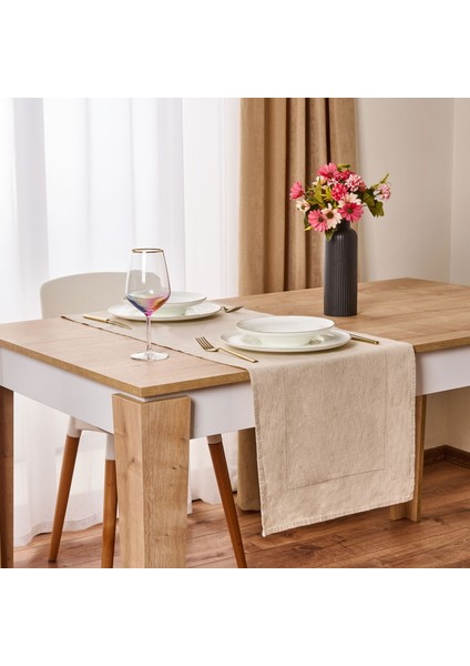 Pamira Runner - Bej - 45X150 cm