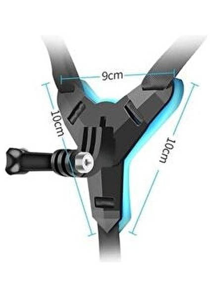 Aksiyon Kamera Kask Alt Çene Bağlantı Aparatı Gopro Eken Sjcam Aee Uyumlu GP523 Mavi fırsatları