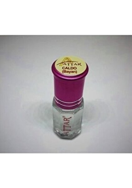 Attar Caldo Esansı 3 ml Bayanlar İçin Özel Koku Tipi ve Türkiye Menşeli