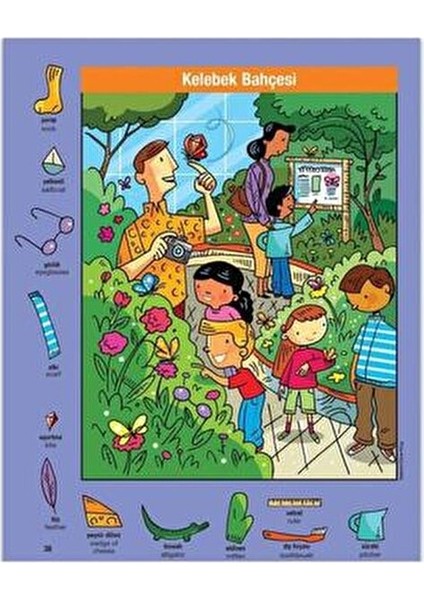 Dikkat Güçlendirme Sticker Hidden Pictures - Macera Puzzle 2'li Seri modelleri