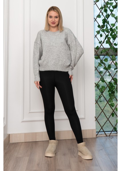 Yuvarlak Yaka Yumoş Triko Kazak 258181