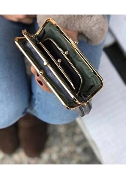 Hakiki Deri Klipsli Kadın Cüzdan fırsatları